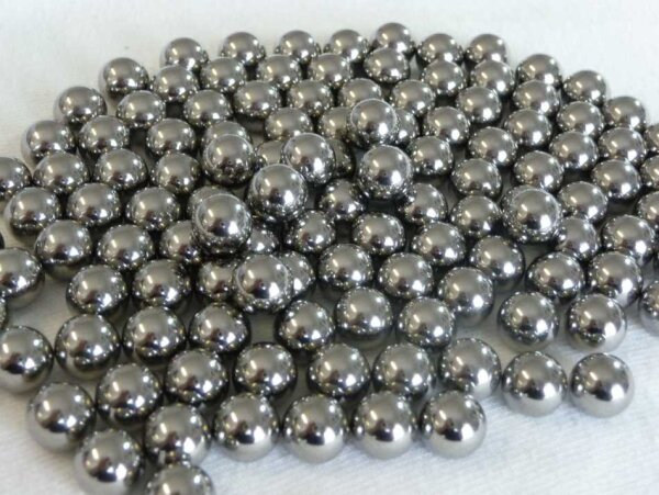 Kugel 5,00mm, DIN 5401, Grade 20, Material 1.3505 / 100Cr6