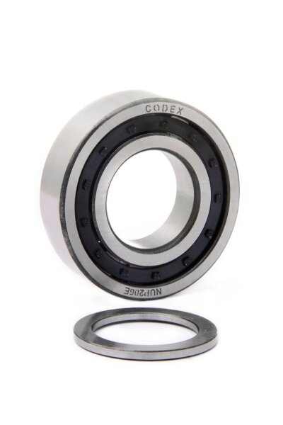 Zylinderrollenlager NUP205-E-C3 - FBJ - Stahlkäfig, verstärkte Ausführung, erhöhte radiale Lagerluft C3  ( 25x52x15mm )