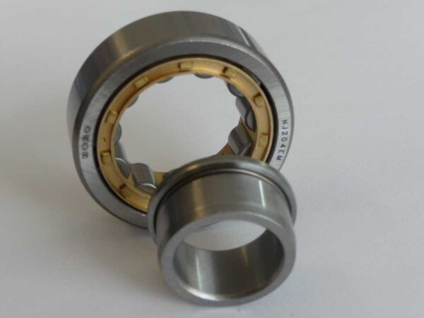 Zylinderrollenlager NJ207-E-M1-C4 - Messingkäfig, erhöhte Lagerluft C4  ( 35x72x17mm )