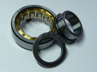 Zylinderrollenlager NUP205-E-M - Messingkäfig,...