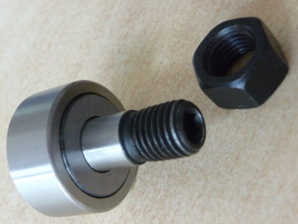 Kurvenrolle KR22-PP - ballige Außenfläche  ( 10x22x12mm )