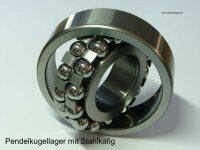 Pendelkugellager 1318-K - kegelige Bohrung, Kegel 1:12  (...