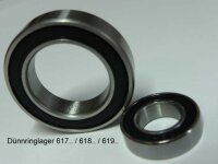 Rillenkugellager 61907-2RS-C3 - PFI - beidseitig...