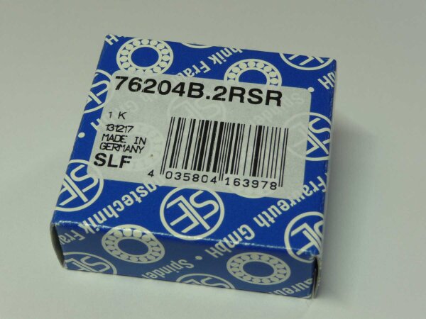 Spannlager 76204-B-2RSR (CS204-2RS, SC204) - SLF - Außenring ballig, beidseitig Dichtscheiben, made in Germany  ( 20x47x14mm )