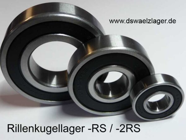 Rillenkugellager, zweireihig 4205-2RS-TN - beidseitig Dichtscheiben, Polyamidkäfig  ( 25x52x18mm )