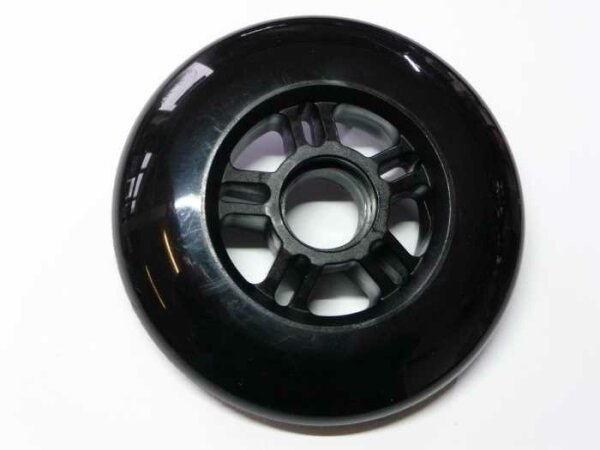 Inline-Rolle 100mm/84A   - black/black, customized
