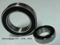 Rillenkugellager 61906-2RS - beidseitig Dichtscheiben...