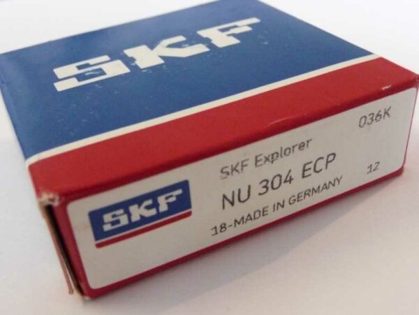 Zylinderrollenlager NU304ECP - SKF   ( 20x52x15mm )