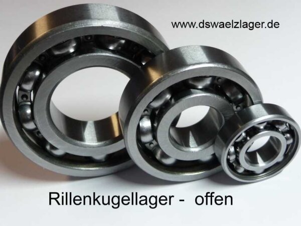Rillenkugellager 6303-C-C3 - FAG - offene Ausführung, erhöhte radiale Lagerluft C3 ( 17x47x14mm )