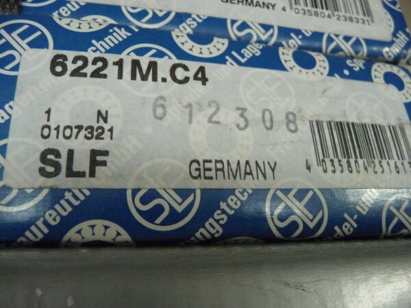 Rillenkugellager 6221.M/C4 - SLF, Germany