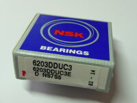 Rillenkugellager 6203.DDU/C3 (-2RS/C3) - NSK, Japan  (...