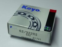 Rillenkugellager 62/32-2RS - Koyo, Japan   ( 32x65x17mm )