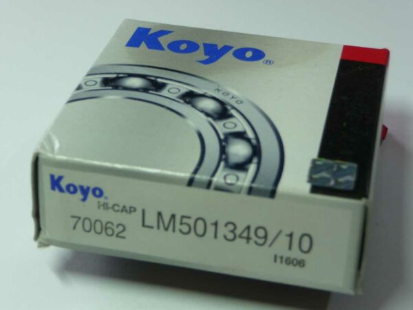 Kegelrollenlager LM501349/10 - KOYO, Japan  ( 41,275x73,431x19,588mm )