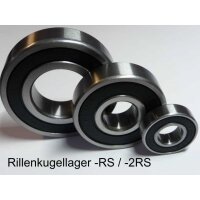 Rillenkugellager 6302-2RSH - SKF - beidseitig...