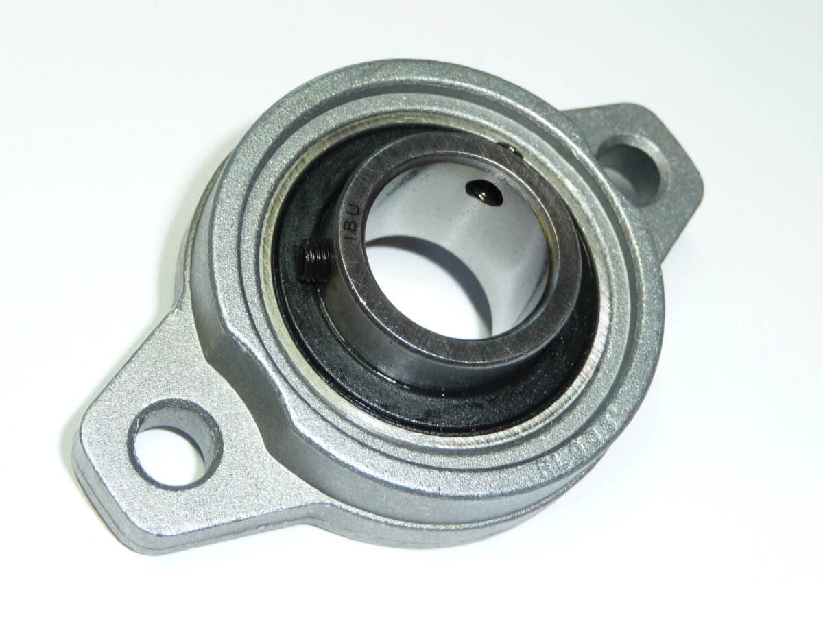 Miniatur-Gehäuselagereinheit KFL001 ( Silver-Series ) - für 12mm-Well