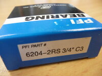 Rillenkugellager 6204-2RS/C3 d=3/4" - PFI -...