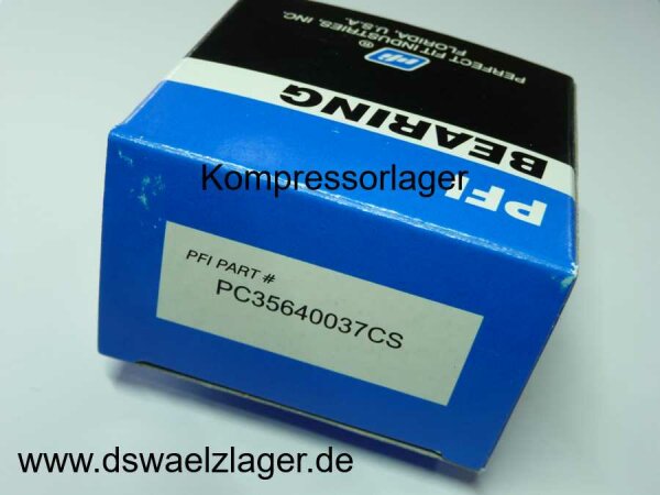 Kompressorlager PC35640037CS - PFI   - beidseitig Dichtscheiben  ( 35x64x37mm )
