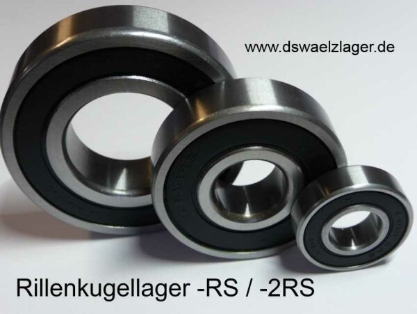 Rillenkugellager 6202-2RS d=16mm - CRAFT - beidseitig Dichtscheiben  ( 16x35x11mm )