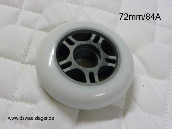 Inline-Rolle 72mm/84A, weiss