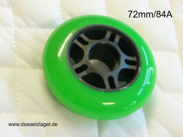 Inline-Rolle 72mm/84A, grün