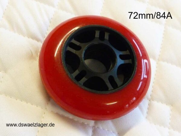 Inline-Rolle 72mm/84A, rot