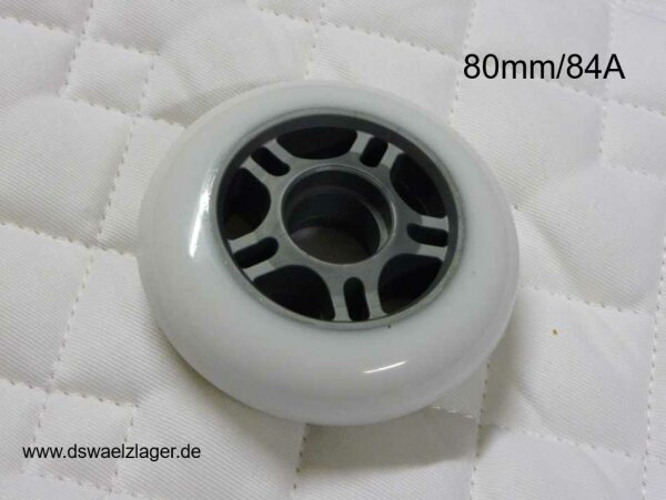 Inline-Rolle 80mm/84A, weiss