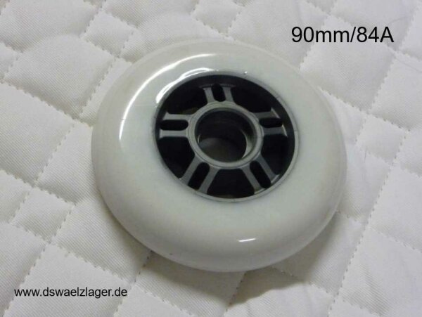 Inline-Rolle 90mm/84A, weiss