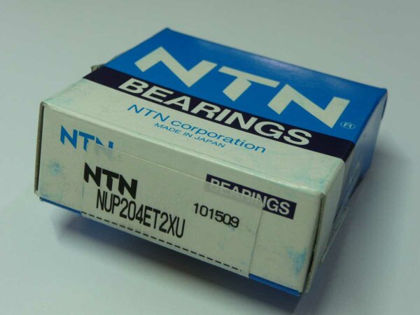 Zylinderrollenlager NUP204ET2XU - NTN, Japan - single row cylindrical roller bearing, temp. up to 150°C ( 20x47x14mm )