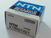 Nadelkranz K15x21x21 - NTN, Japan   ( 15x21x21mm )
