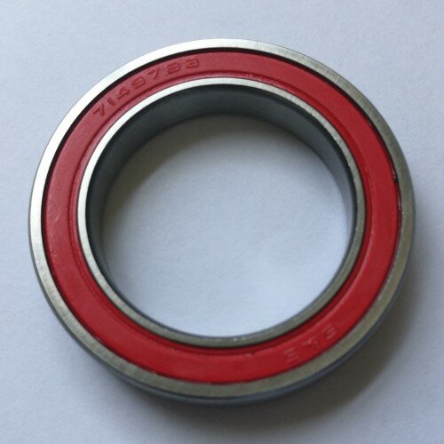 Rillenkugellager 61805-RS/W6 - einseitig rote Dichtscheibe/einseitig durchsichtige Polyscheibe ( 25x37x6mm )