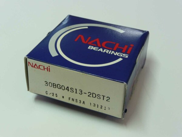 Kompressorlager 30BG04S13-2DST2 - NACHI, Japan - beidseitig berührungsfreie Dichtscheiben, Schrägkugellager, zweireihig ( 30x47x22mm )