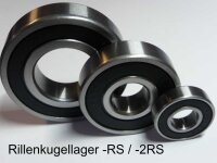 Rillenkugellager 6208-2RS/C3 - MGK - beidseitig...