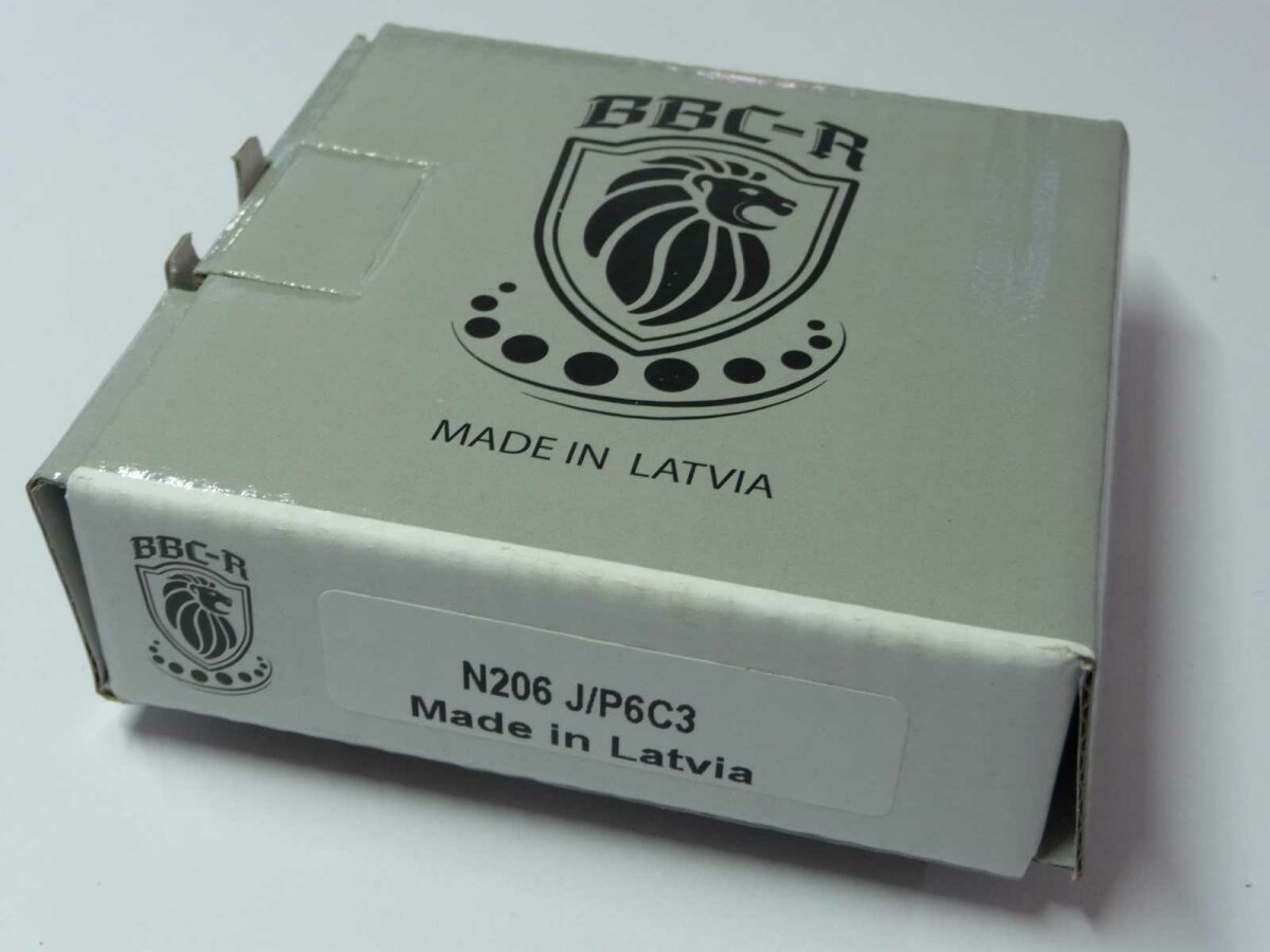 Zylinderrollenlager NU204 J P6 C3 BBC R Stahlkäfig, erhöhte Laufg Zylinderrollenlager NU204 J P6 C3 BBC R Stahlkäfig, erhöhte Laufg
