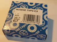 Zylinderrollenlager NU304E.TVP2/C3 - SLF   ( 20x52x15mm )