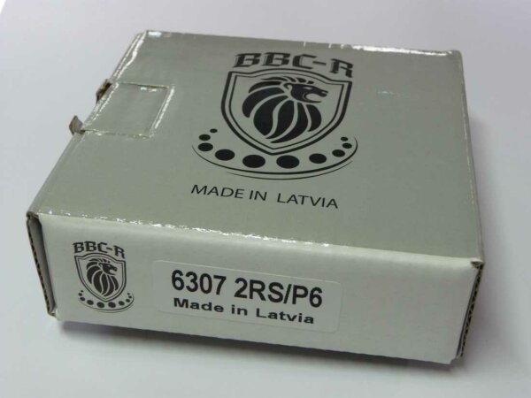 Rillenkugellager 6307-2RS.P6 - BBC-R - beidseitig Dichtscheiben, erhöhte Laufgenauigkeit P6 ( 35x80x21mm )