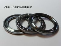 Axial-Rillenkugellager 51112 - MGK    ( 60x85x17mm )