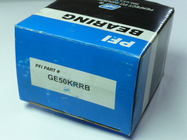 Spannlager GE50-KRRB-3L - PFI - 3-fach-Lippendichtung ( 50x90x62,7mm )