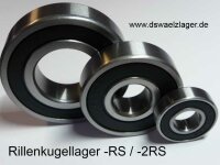 Rillenkugellager 60/22-2RS-C3 - beidseitig Dichtscheiben,...
