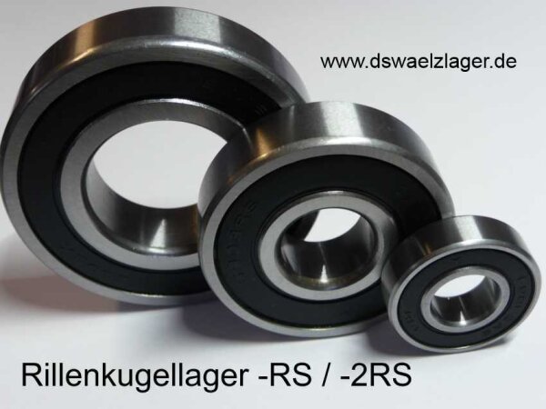 Rillenkugellager 6004-2RS - MGK - beidseitig Dichtscheiben ( 20x42x12mm )