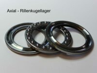 Axial-Rillenkugellager SS-51102 - IBB  - Nirostahl -  (...
